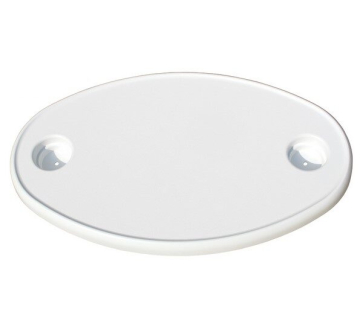 Ovális asztallap öntött ABS-ből - 75 x 50 cm