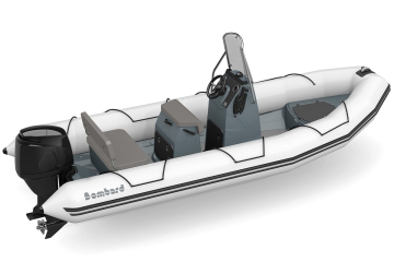 Felfújható csónak Bombard Explorer 550 Strongan világos szürke