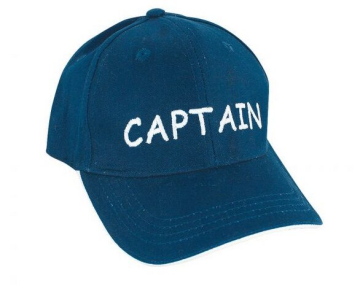 Sapka CAPTAIN felirattal kék színben