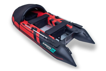 Gladiator Active C330 AL felfújható csónak alumínium padlóval - piros-fekete