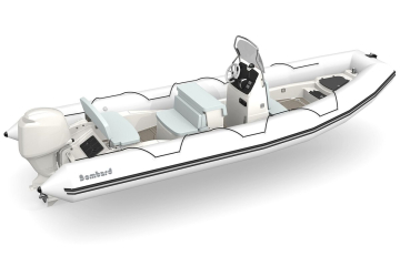 Bombard Sunrider 700 NEO felfújható csónak világos szürke / világos szürke