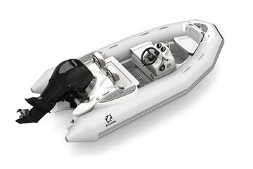 Zodiac Yachtline 360 ​​​​​​DL Strongan felfújható csónak - világos szürke