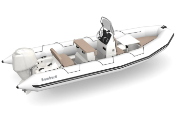 Bombard Sunrider 650 NEO felfújható csónak világos szürke / kavicsos