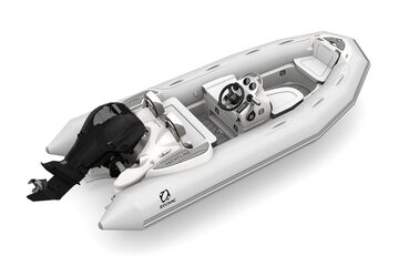 Zodiac Yachtline 400 DL Strongan felfújható csónak - világos szürke