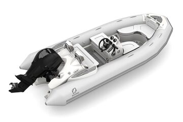 Zodiac Yachtline 440 DL Strongan felfújható csónak - világos szürke