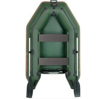 Kolibri KM-245A felfújható csónak zöld, nagynyomású padlóval, légfedélzet