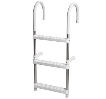 Alumínium létra - 4 fokos, szélessége 35 cm, hossza 110 cm