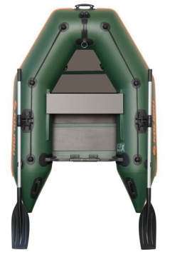 KOLIBRI KM-200 felfújható csónak rácsos padlóval - zöld