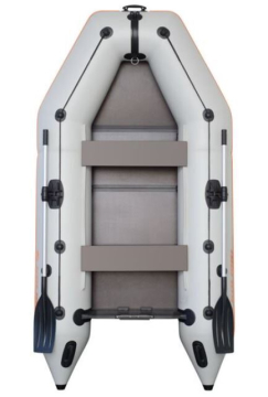 Kolibri KM-245 D felfújható csónak szürke, felfújható gerinc, tömör padló