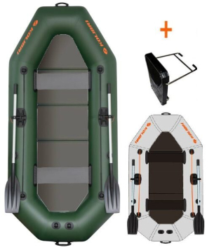 KOLIBRI K-250 TP felfújható csónak tömör padlóval + motortartóval