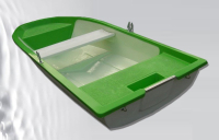 AQUA SYBB HCS-03 horgászcsónak egy paddal - 300x130x55cm
