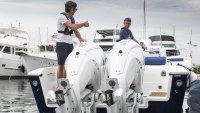 YAMAHA FL300 ES2 (SBW) csónakmotor - tengelyhossz 35" / 88,9 cm (fordított forgásirányú propeller)