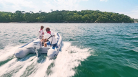 HONDA MARINE HonWave T38-IE3 felfújható csónak magasnyomású padlóval 3,8 m