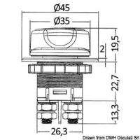 Kompakt akkumulátorkapcsoló 32 V DC 100 A
