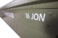 MARINE JON16 green alumínium pramica - 4,90m, 147kg