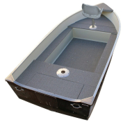 MARINE 450 Fish DLX alumínium csónak - 4,45 m, 194 kg