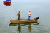 MARINE JON14 GREEN alumínium pramica - 4,30m, 75kg