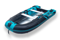 Gladiator Active C370 AL felfújható csónak alumínium padlóval - fekete-türkiz