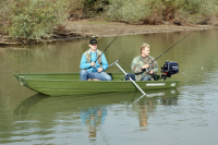 MARINE JON12 GREEN alumínium csónak - 3,70m, 37kg