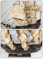 Kalózhajó modell - 51 cm