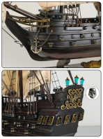 Kalózhajó modell - 51 cm