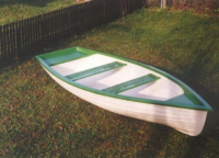 AQUA SYBB HCS-04B horgászcsónak egy paddal - 390x140x55cm