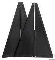 Fekete jelzőkúp vitorlásokhoz 470 mm