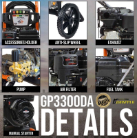 GASPPER GP3300DA magasnyomású tisztító