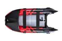 Gladiator Active C370 AL felfújható csónak alumínium padlóval - piros-fekete