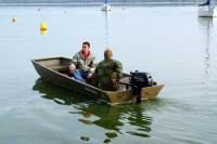 MARINE JON14 GREEN alumínium pramica - 4,30m, 75kg