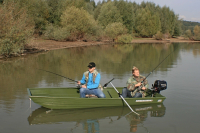 MARINE JON12 GREEN alumínium csónak - 3,70m, 37kg