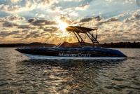 MONSTER TOWER MTJ ezüst wakeboard torony, bimini szettel