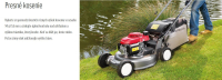 HONDA KOMFORT HRD 536K HX - benzinmotoros fűnyíró 53 cm, alumínium alváz, professzionális GXV160 motor, hidrosztatikus hajtás, késkuplung