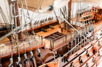 A HMS VICTORY vitorláshajó modellje - 75 cm