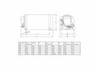 ISOTEMP rozsdamentes acél melegvíz-bojler - 50 L