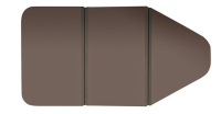 KOLIBRI KM-260P felfújható csónak fix, összecsukható padlóval - szürke