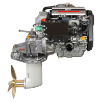 YANMAR 3JH40 KM35P1 sebességváltóval - 40 LE