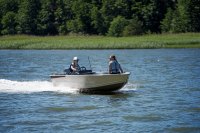 BUSTER XSr 2024 motorcsónak oldalkonzollal 4,18 m + YAMAHA F20 GEPL