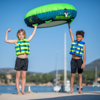 JOBE RUMBLE TEAL 1P felfújható vízi fánk - funtube Ø137 cm
