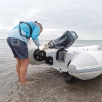 Railblaza Dinghy Wheels szállító kerekek felfújható csónakokhoz