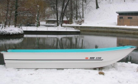 AQUA SYBB üvegszálas horgászcsónak BB-550 - 550x150x73cm