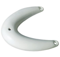 Homlokfender fehér 340 x 360 mm