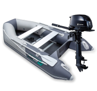 Komplett Gladiator AK 300 AD + Tohatsu MFS 5D SS motor külső üzemanyagtartállyal + kötelező felszerelés