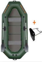 KOLIBRI K-250 TP felfújható csónak tömör padlóval + motortartóval
