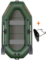 KOLIBRI K-240 TP felfújható csónak tömör padlóval + motortartóval