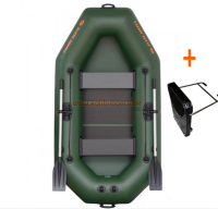 KOLIBRI K-240 T felfújható csónak rácsos padlóval + motortartóval