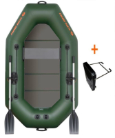 KOLIBRI K-220 TP felfújható csónak tömör padlóval + motortartóval