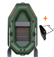 KOLIBRI K-220 T felfújható csónak rácsos padlóval + motortartóval