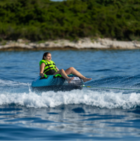 JOBE RUMBLE 1P TEAL felfújható vízi fánk (funtube) - Ø134 cm