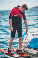Jobe Allegre 59" Combo Waterskis Red - Combo síléc